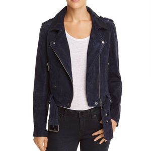 BLANK NYC suede Moto jacket